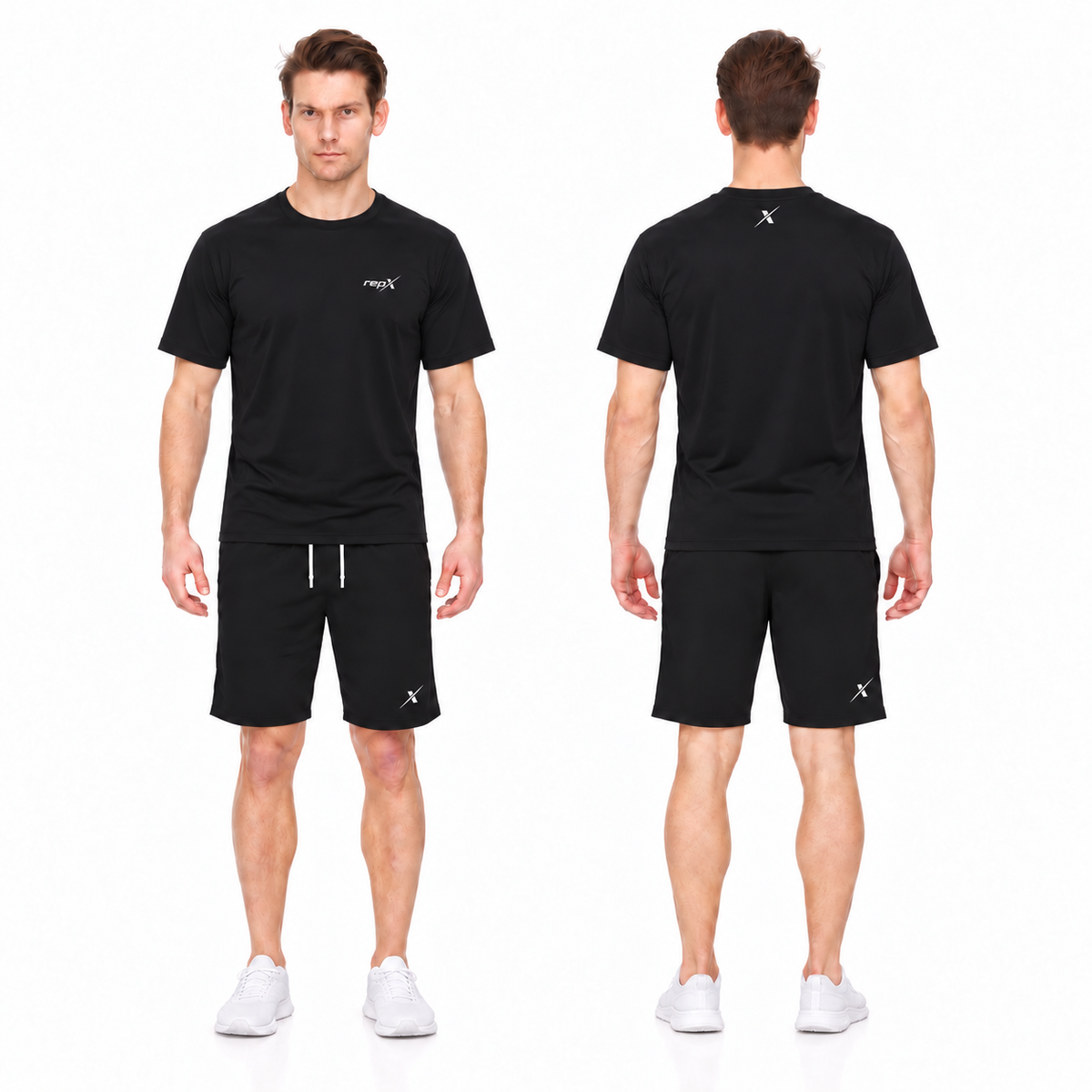 Repx Elite Tee & Shorts Set- Black