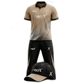 RepX Beige Brown Cricket Kit | Custom Cricket Team Uniform | Premium Cricket Jersey & Trousers