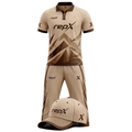 RepX Beige Brown Cricket Kit | Custom Cricket Team Uniform | Premium Cricket Jersey & Trousers