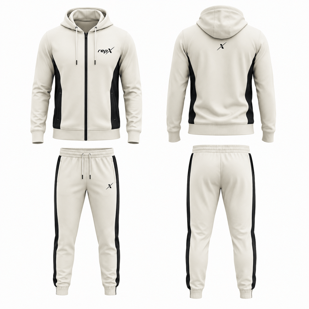 Repx Premium Panelled Tracksuit - Beige