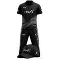 RepX Black Dark Grey Cricket Kit | Custom Cricket Team Uniform | Premium Cricket Jersey & Trousers