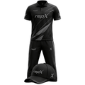 RepX Black Dark Grey Cricket Kit | Custom Cricket Team Uniform | Premium Cricket Jersey & Trousers