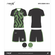 Premium Custom Soccer Jersey & Shorts Football Kit repX - DESIGN 4