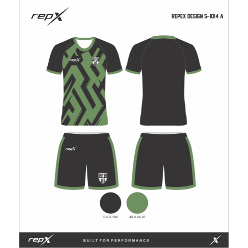 Premium Custom Soccer Jersey & Shorts Football Kit repX - DESIGN 4