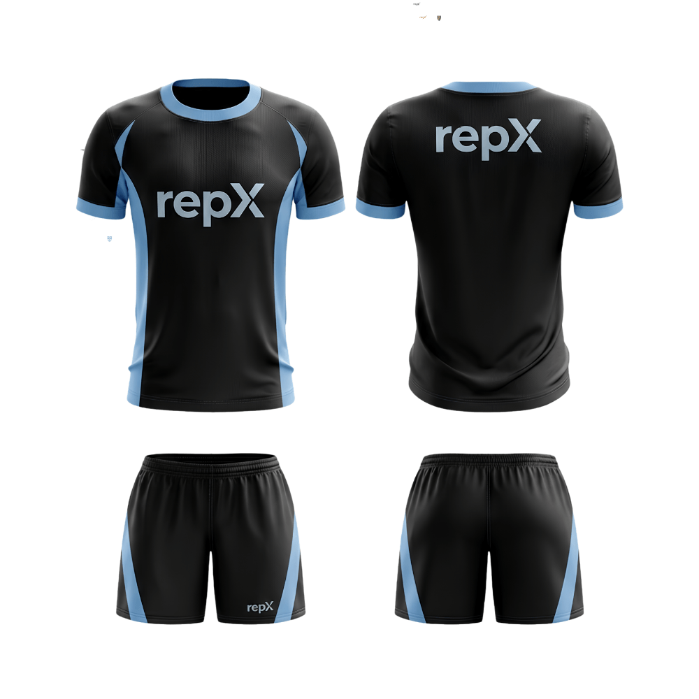 Black Football Jersey Kit | Custom Soccer Team Uniform Set ( HOME KIT )