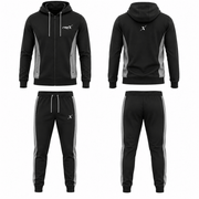 Repx Premium Panelled Tracksuit  - Black