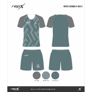 Premium Custom Soccer Jersey & Shorts Football Kit repX - DESIGN 4