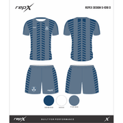 Premium Custom Soccer Jersey & Shorts Football Kit repX - DESIGN 8