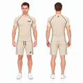 Repx Casual Performance Tee & Shorts Set -Beige