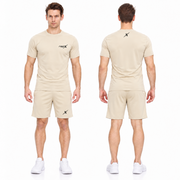 Repx Elite Tee & Shorts Set - Beige