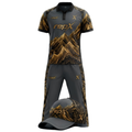 RepX Charcoal Gold Cricket Kit | Custom Cricket Team Uniform | Premium Cricket Jersey & Trousers