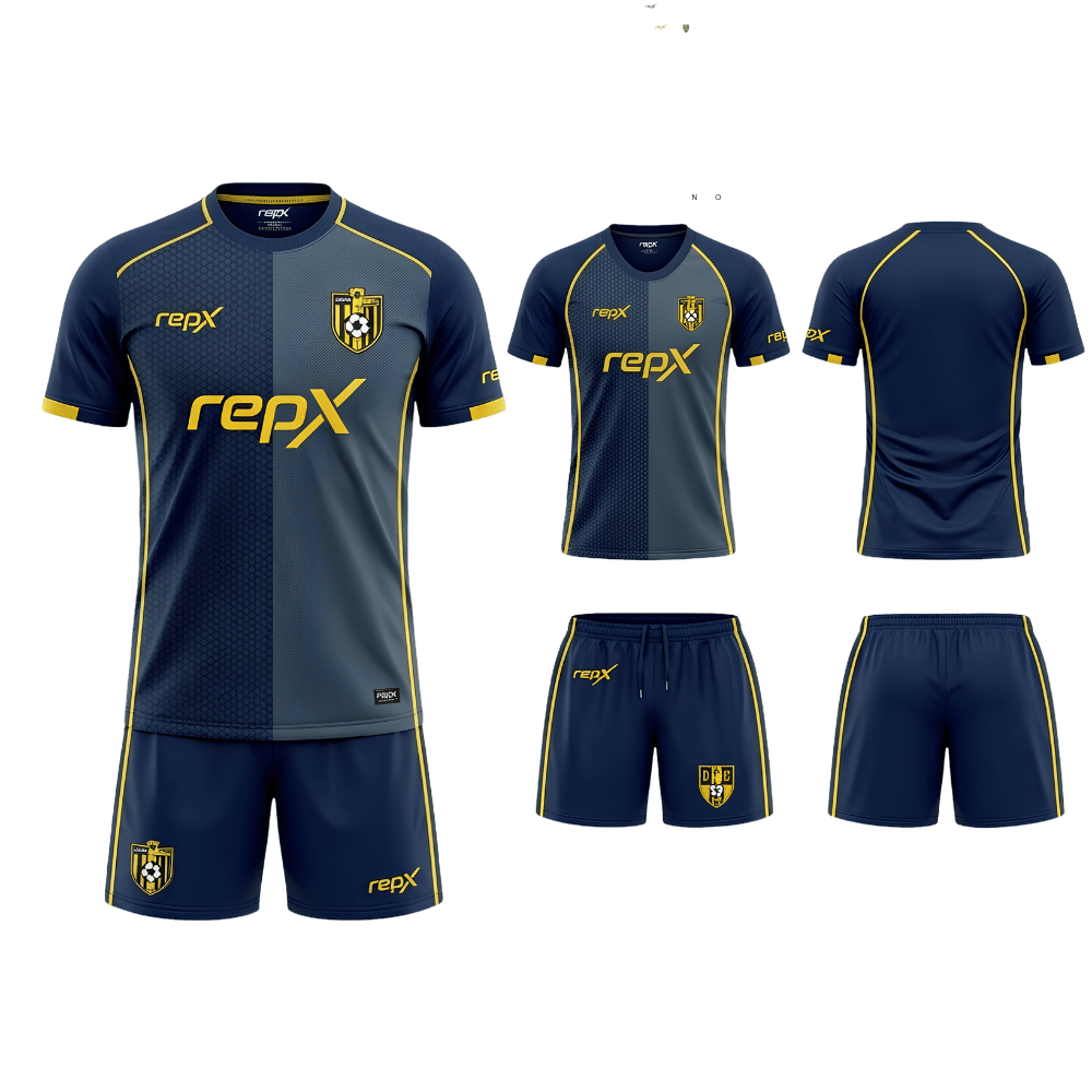 Dark Blue Football Jersey Kit | Premium Custom Soccer Uniform Set ( HOME KIT )