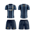 RepX Dark Blue Football Jersey Kit | Custom Soccer Team Uniform Set ( HOME KIT )
