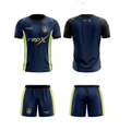 RepX Dark Blue Football Jersey Kit | Custom Soccer Team Uniform Set ( HOME KIT )