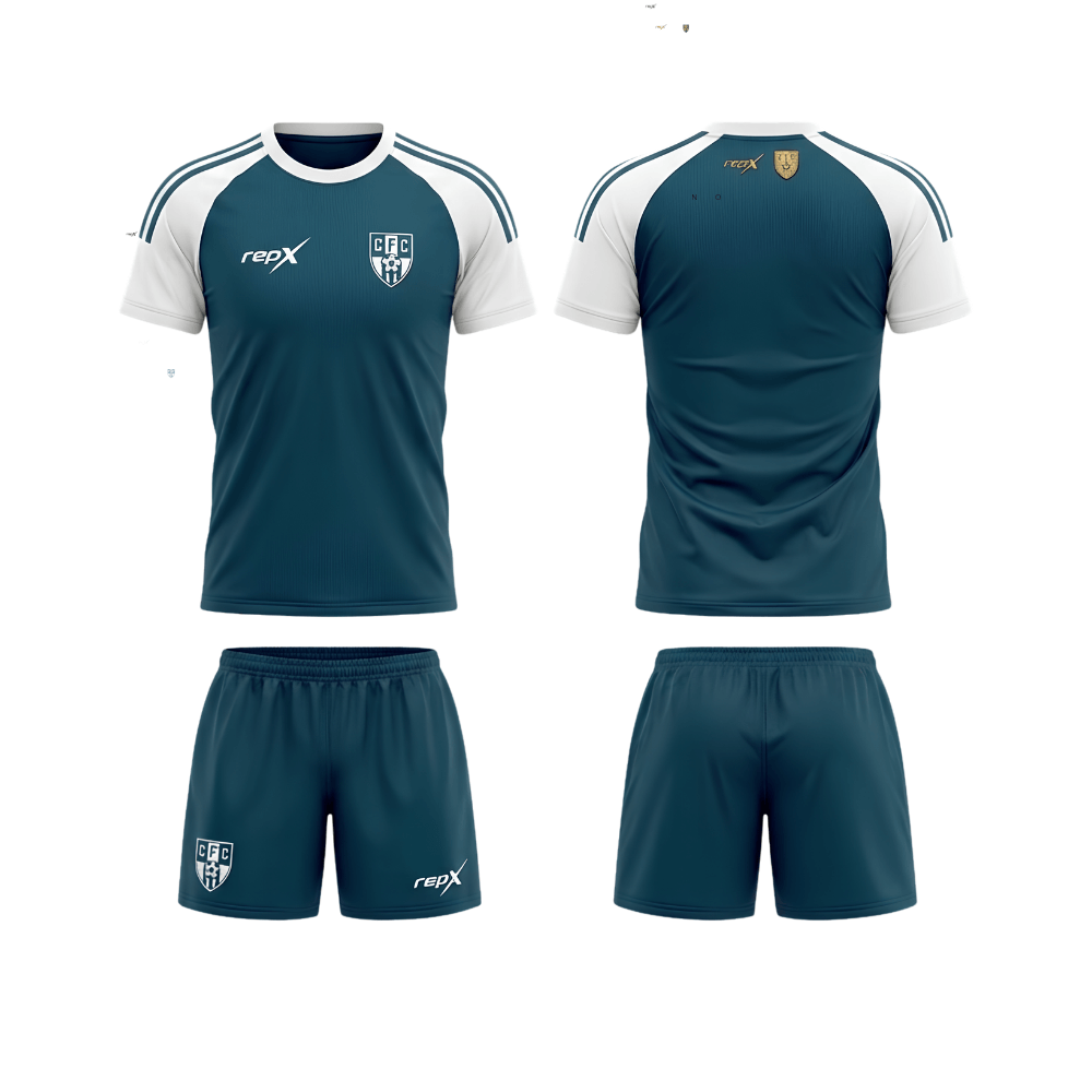 RepX Dark Teal Football Jersey Kit | Custom Soccer Team Uniform Set ( HOME KIT )