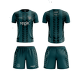 RepX Dark Teal Football Jersey Kit | Custom Soccer Team Uniform Set ( HOME KIT )