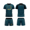 RepX Dark Teal Football Jersey Kit | Custom Soccer Team Uniform Set ( HOME KIT )