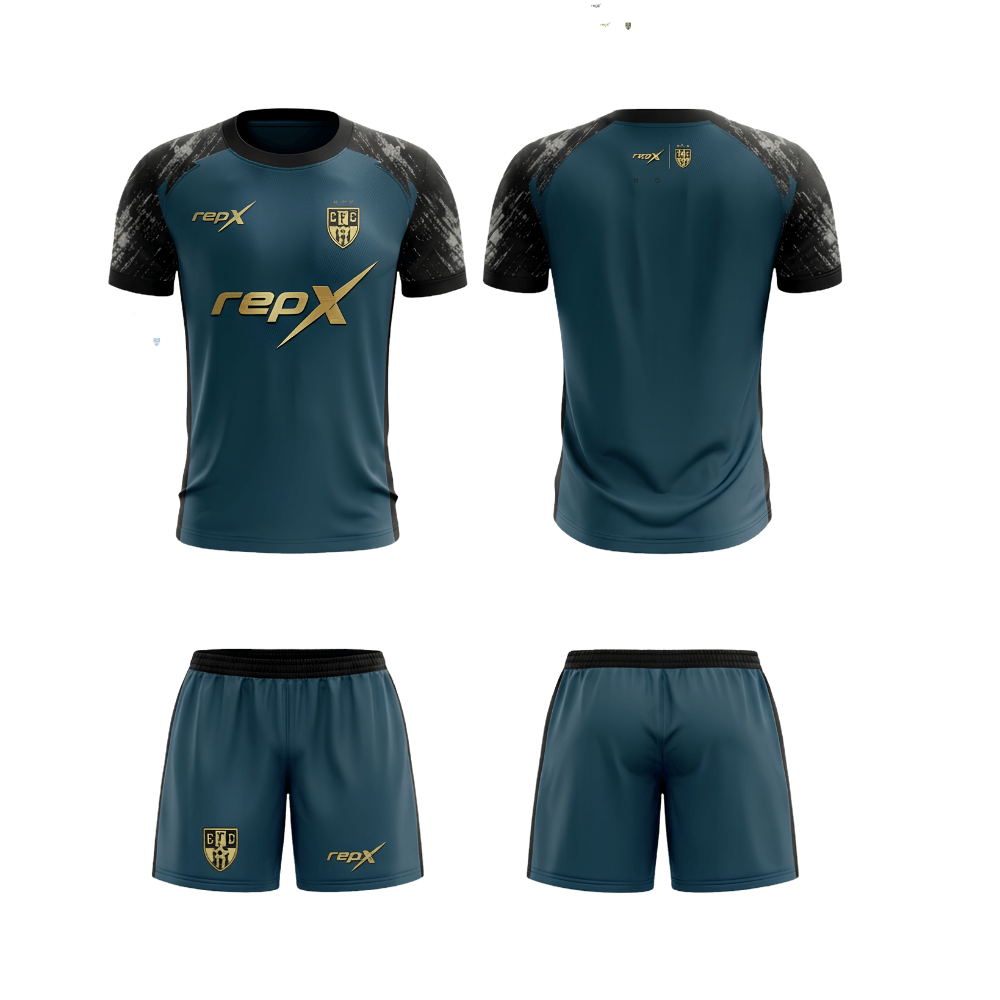 RepX Dark Teal Football Jersey Kit | Custom Soccer Team Uniform Set ( HOME KIT )