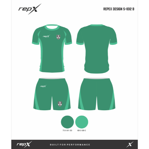 Premium Custom Soccer Jersey & Shorts Football Kit repX - DESIGN 3