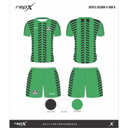 Premium Custom Soccer Jersey & Shorts Football Kit repX - DESIGN 8