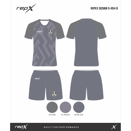 Premium Custom Soccer Jersey & Shorts Football Kit repX - DESIGN 4