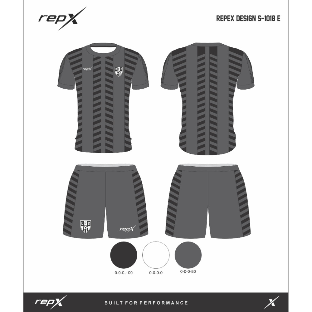 Premium Custom Soccer Jersey & Shorts Football Kit repX - DESIGN 8