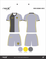 Premium Custom Soccer Jersey & Shorts Football Kit repX - DESIGN 1