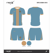 Premium Custom Soccer Jersey & Shorts Football Kit repX - DESIGN 2