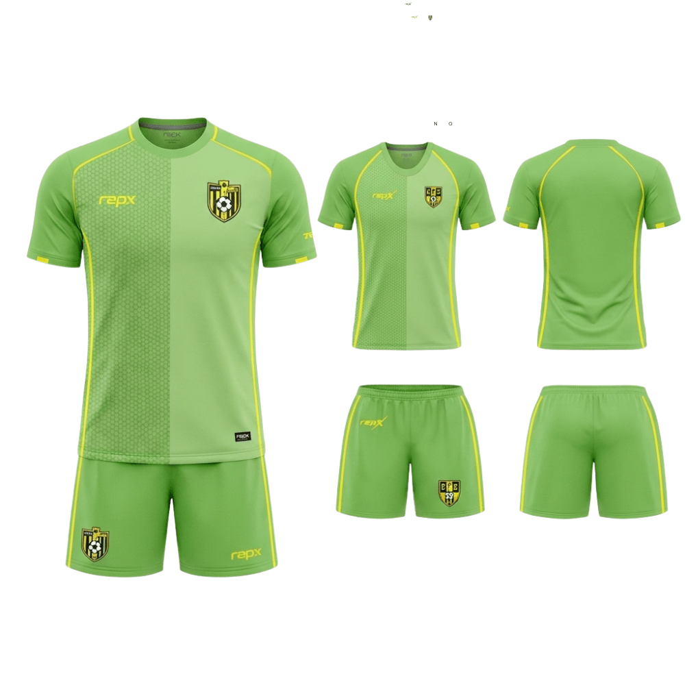 Light Green Football Jersey Kit Premium Custom Soccer Uniform Set ( HOME KIT )