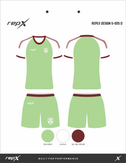 Premium Custom Soccer Jersey & Shorts Football Kit repX - DESIGN 5