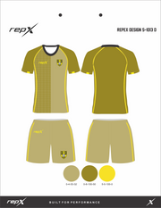 Premium Custom Soccer Jersey & Shorts Football Kit repX - DESIGN 1