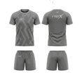 RepX Medium Grey Football Jersey Kit | Custom Soccer Team Uniform Set ( AWAY KIT )