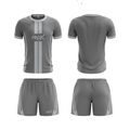 REPX Medium Grey Football Jersey & Shorts Set | Premium Quick Dry Soccer Uniform ( AWAY KIT )