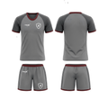 RepX Medium Grey Football Jersey Kit | Custom Soccer Team Uniform Set ( AWAY KIT )