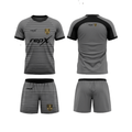 RepX Medium Grey Football Jersey Kit | Custom Soccer Team Uniform Set ( AWAY KIT )