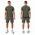 Repx Elite Panel Tee & Shorts Set - Olive Green