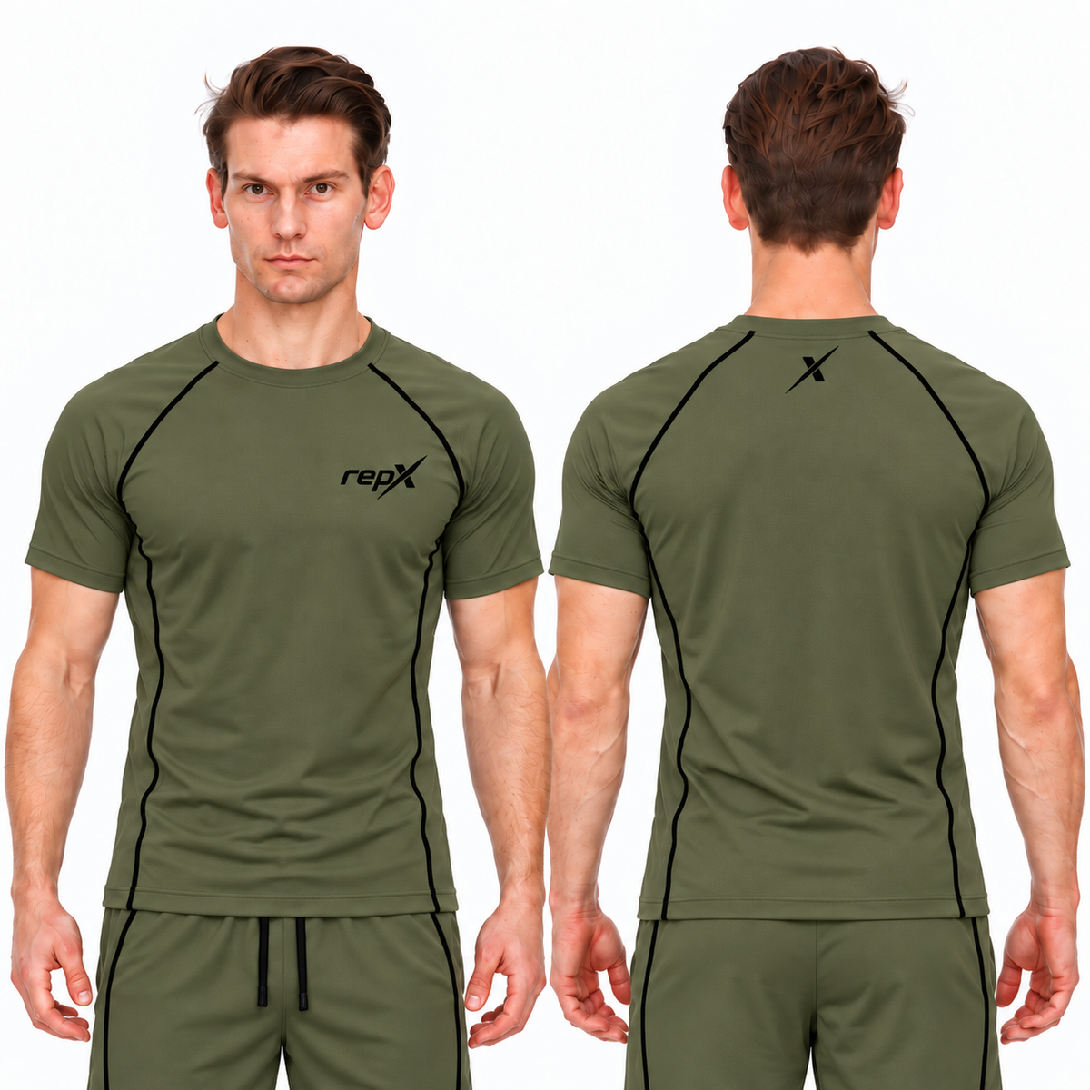 Repx Casual Performance Tee - Olive Green