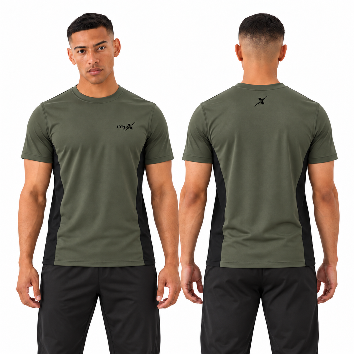 Repx Elite Panel Tee - Olive Green