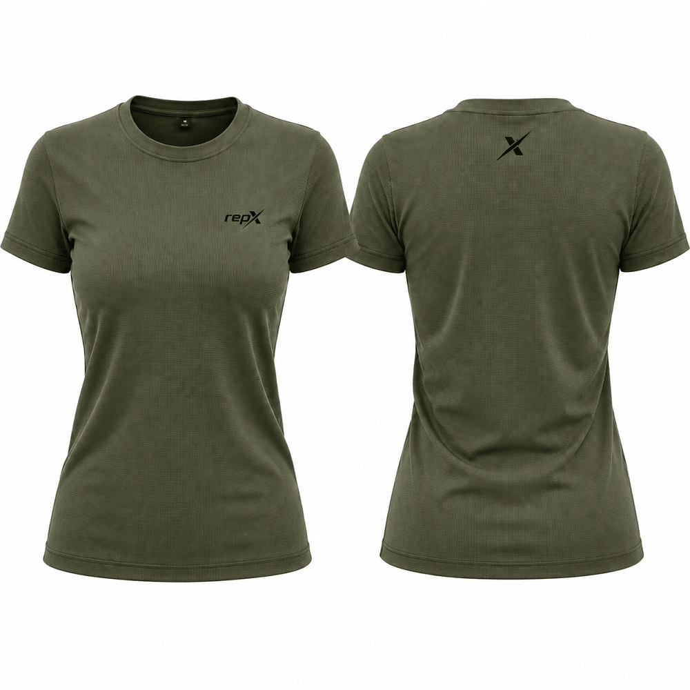 Repx Elite Woman Tee - Olive Green