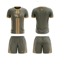 REPX Olive Grey Football Jersey Kit | Premium Quick Dry Soccer Uniform ( AWAY KIT )