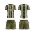 RepX Olive Grey Football Jersey Kit | Custom Soccer Team Uniform Set ( AWAY KIT )