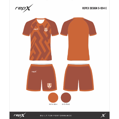 Premium Custom Soccer Jersey & Shorts Football Kit repX - DESIGN 4