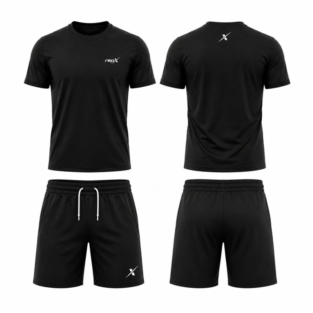 Repx Elite Tee & Shorts Set- Black