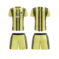 RepX Pastel Yellow Football Jersey Kit | Custom Soccer Team Uniform Set ( AWAY KIT )