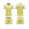 RepX Pastel Yellow Football Jersey Kit | Custom Soccer Team Uniform Set ( AWAY KIT )