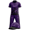 RepX Purple Black Cricket Kit | Custom Cricket Team Uniform | Premium Cricket Jersey & Trousers