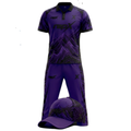 RepX Purple Black Cricket Kit | Custom Cricket Team Uniform | Premium Cricket Jersey & Trousers