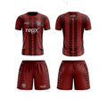 RepX Red Football Jersey Kit | Custom Soccer Team Uniform Set ( HOME KIT )