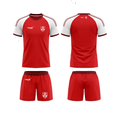 RepX Red Football Jersey Kit | Custom Soccer Team Uniform Set ( HOME KIT )