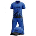 RepX Royal Blue Black Cricket Kit | Custom Cricket Team Uniform | Premium Cricket Jersey & Trousers